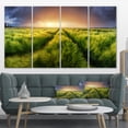 thumbnail image 1 of Storm and Light on Meadow - Landscape Artwork Canvas, 1 of 3