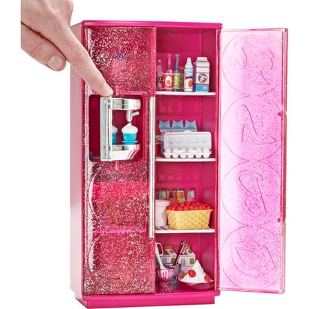 kitchen set barbie of Barbie Refrigerator   Walmart.com Brb  Mattel