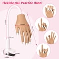 thumbnail image 3 of Practice Hand ALUROICE para uñas acrílicas con accesorios, 3 of 7