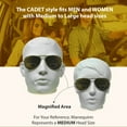 thumbnail image 5 of proSPORT Aviator Bifocal Sunglass Reader Men Women Gold Frame Brown Lens, 5 of 5
