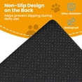 thumbnail image 4 of Cat Litter Mat, 24x18 Inches Large Honeycomb Double Layer Cat Litter Trapping Mat, Non Slip Waterproof Urine Proof Cat Litter Box Mat, Kitten Supplies and Essentials, Black, 4 of 7