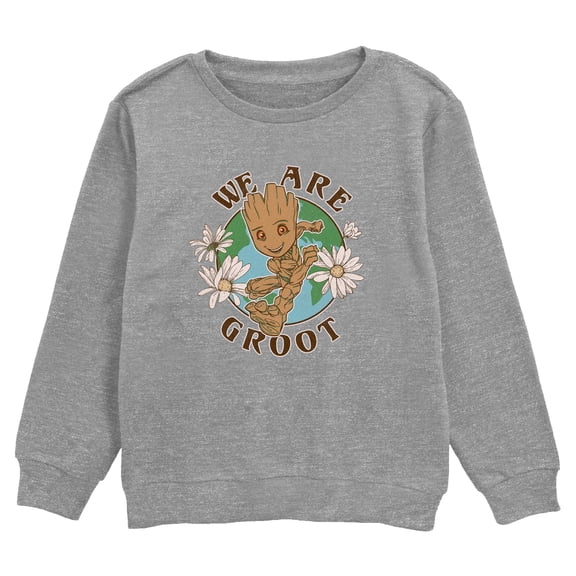 Boy's Guardians of the Galaxy Earth Day We Are Groot Sweatshirt