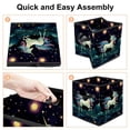thumbnail image 4 of Starry Unicorn Cube Organizer Storage Cubes Toy Storage Organizer Bins, Foldable with Handle, 10.8"x10.5"x10.6", Large Capacity, 4 of 6