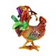 thumbnail image 4 of Caja de joyería con estatuilla de pollo, caja del tesoro de aleación para broches, anillos, collares M, 4 of 8