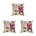 thumbnail image 1 of Maytalsory Easy To Change Flowers Pillowcase Addition To Home Decor Polyester Decorative Pillow Cushion Covers Soft Durable kztym001-1 3Set, 1 of 6