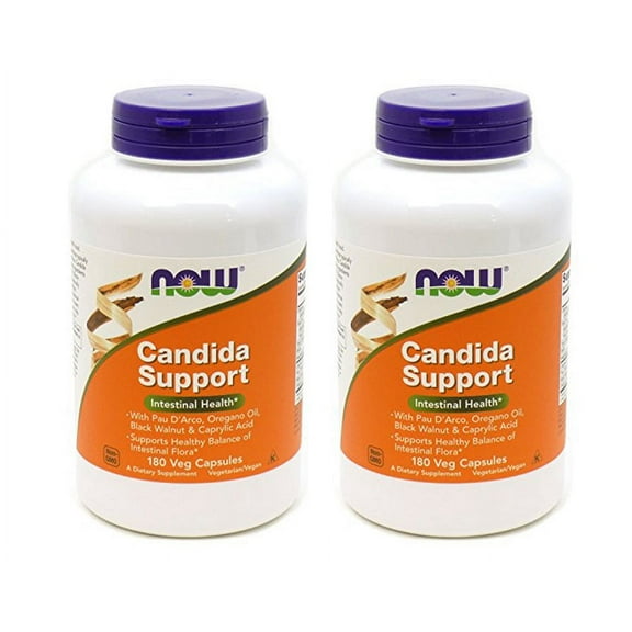 Now Foods - Candida Support 180 Veg Capsules (Pack of 2)