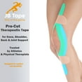 thumbnail image 5 of JB Kinesiology Sports Tapes, Pink, 80 Pre-Cut Strips, 4 Rolls, 5 of 11