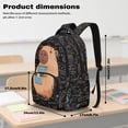 thumbnail image 7 of Yspwyqan Backpack Set for Boys Ages 8-15, Bookworm Capybara Boys Backpack Set with Lunch Box and Water Bottle Bag, 17 Inch Casual Fashion Bookbag for Elementary, 7 of 7