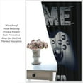 thumbnail image 5 of Gamer Curtains for Boys Bedroom, Game Over Window Curtain for Kids Gamer Room Decor Video Gamepad Window Treatments Living Room, （W21xL54 Inch） x2 Panels, 5 of 6