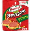 HORMEL Turkey Pepperoni, Pizza Topping, Gluten Free, Original, Refrigerated, 5 oz Plastic Bag