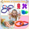thumbnail image 3 of 3800+ Rubber Band Bracelet Making Kit, Meafeng 34 Colors Friendship Loom Bracelet Kit Craft Gifts for DIY Projects for Girls 8-12, 3 of 6