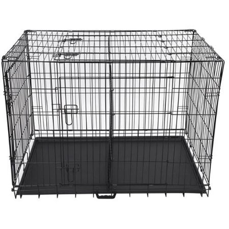 42 inch crate folding 42 inch door metal crate with divider panel walmart 42 inch crate folding 42 inch door metal crate with divider panel walmart