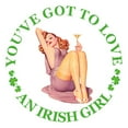 thumbnail image 3 of CafePress - Gotta Love An IRISH GIRL Copy Women's Dark Paj - Women's Dark Pajamas, 3 of 4