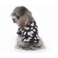 thumbnail image 3 of Ropa para mascotas Ropa para mascotas Camisa hawaiana Ropa para perros y mascotas Camisa a cuadros para mascotas Camisa a cuadros para perros de playa (Negro M) JM, 3 of 5