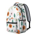 thumbnail image 2 of Pioneer Flower Floral Print Pattern Backpack for School, Cute School Bag with Adjustable Shoulder Straps and Padded Back, 15.3"x11"x7.1", 2 of 5