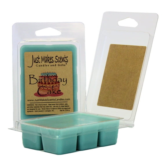 Birthday Cake 2-Pack Wax Melts -Just Makes Scents Candles & Gifts