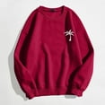 thumbnail image 2 of PENGXIANG Femmes Casual Manches Longues Graphiques Tee-Shirts Sweat-Shirts Col Rond Pulls pour les Femmes, 2 of 5
