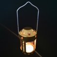 thumbnail image 3 of Candle Lantern Mini Bright Aluminium Alloy Brass Night Fishing Hanging Candle Lamp for Outdoor Camping Angling, 3 of 5