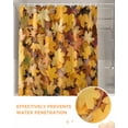 thumbnail image 6 of Fall Shower Curtain Maple Leaf Bathroom Curtains with Hooks, Waterproof Fabric Autumn Fallen Leaves Thanksgiving Bath Shower Curtains Set for Bathroom Bathtubs Decor 36x72 Inch, 6 of 7
