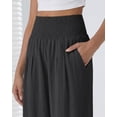 thumbnail image 6 of DOCVIT Womens Wide Leg Pants High Elastic Waist with Pockets Summer S-XXL, 6 of 7
