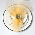 thumbnail image 4 of Kearding Anillo de servilleta hebilla flor comedor escritorio pañuelos de papel hogar comedor decoración para fiesta de boda adornos Cocina y Comedor Oro Kearding HA066923-02, 4 of 6