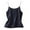 1-Navy, variant on Plus Size Cami Shirts for Women 2025 Fashion Cotton Linen Sleeveless Spaghetti Strap Tank Tops Summer Loose Blouse