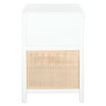 thumbnail image 3 of SAFAVIEH Miya Rustic Coastal 1 Drawer Nightstand, White/Natural, 3 of 14