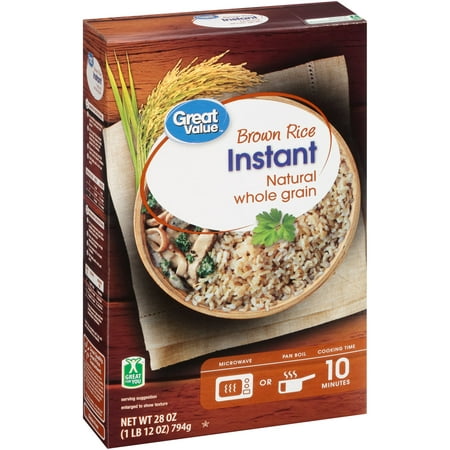Great Value Instant Brown Rice, 28 oz