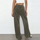 thumbnail image 4 of Pincandy Women's Solid Color Velour Pants - Elastic Waist, Loose Wide Leg Fit with Pockets, Luxurious & Comfortable for Loungewear & Daily Outings, 4 of 6