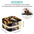 thumbnail image 5 of Unicorn Sunflower Travel Portable Square Jewelry Box Earring Necklace Bracelet Holder Display Case Organizer Box, Decorative Jewelry Stand Storage Box, 5 of 6
