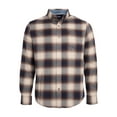 thumbnail image 7 of Chaps Men's and Big Men's Comfort Stretch Flannel Shirt, Sizes S-2XL, 7 of 7