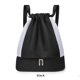 thumbnail image 3 of Qarigey Bolsa de gimnasio para adultos, mochila impermeable informal para Fitness, ropa, pantalones, paraguas, bolsas de natación con Envolturas para manijas de equipaje Negro, 3 of 6