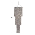 thumbnail image 2 of Beistle Silver Metallic Plastic Novelty Hanging Chandelier Awards Night Decorations New Year‚Äôs Eve Party Supplies, 4', 2 of 4