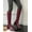 Wine, variant on Women's Knee High Chunky Heel Boots, Square Toe Wide Calf Tall Boots with Back Zipper