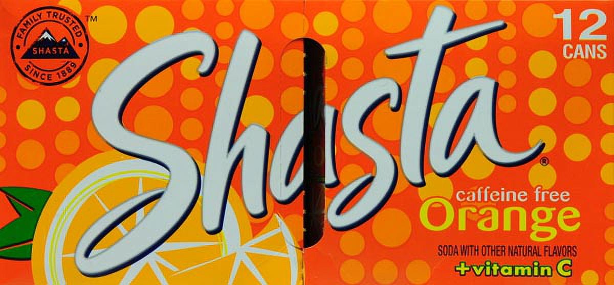 Shasta Orange Soda, 12.0 FL OZ