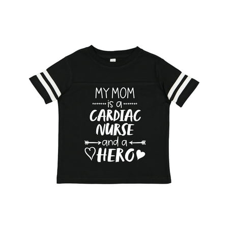

Inktastic My Mom is a Cardiac Nurse and a Hero Gift Toddler Boy or Toddler Girl T-Shirt