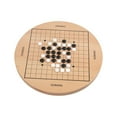 thumbnail image 1 of 2 in 1 Chinese Checkers Board Game Mini Wooden with Coloured Pegs, 1 of 8