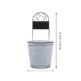 thumbnail image 4 of Vintage Flower Pot Plant Holder Balcony Shop Blackboard Design Plant Container, 4 of 8