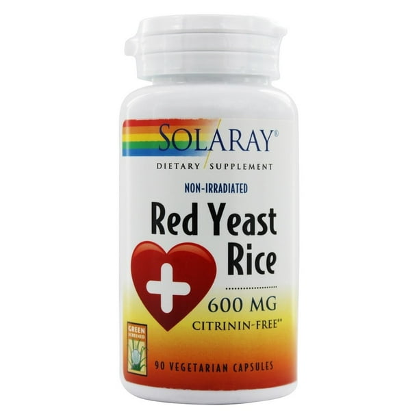 Solaray Red Yeast Rice 600mg Healthy Heart & Cardiovascular System Support NonIrradiated