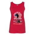 thumbnail image 1 of Ladies I Stand For The Flag Kneel For The Fallen Patriotic DT Tank Tops, 1 of 2