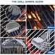 thumbnail image 3 of Cepillo y Raspador para Parrilla Sin Cerdas, Cepillo para Parrilla para Exteriores, Cepillo para BBQ de Acero Inoxidable para Limpieza de Parrilla, Gancho Incluido, 3 of 5