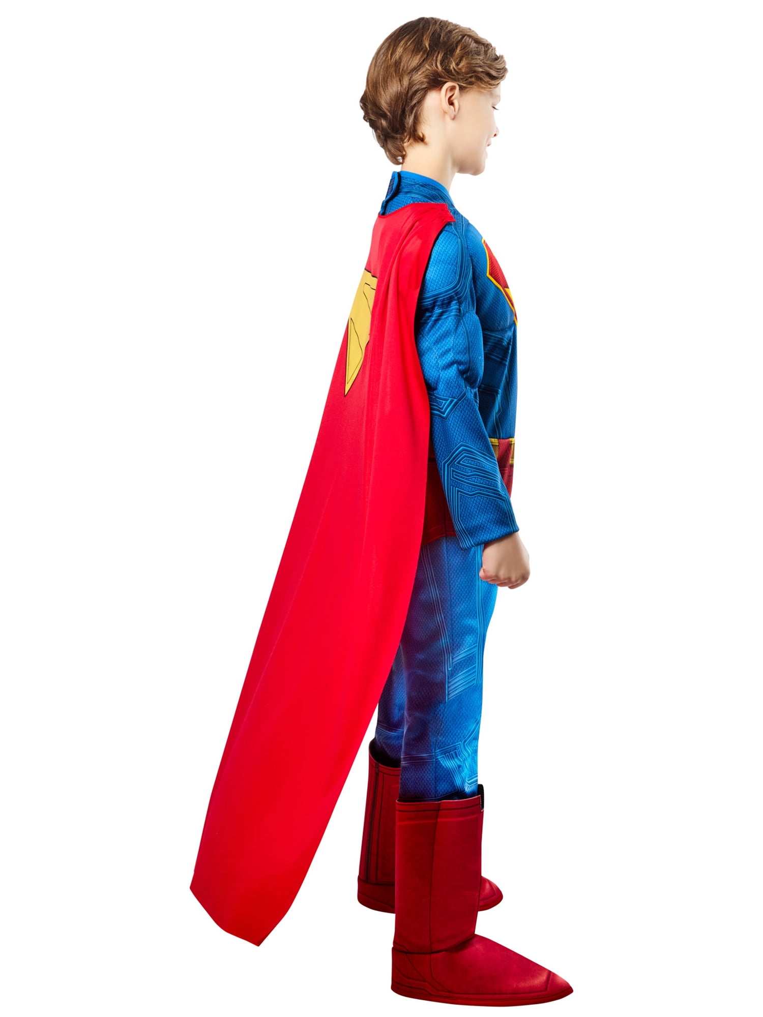 Superman Movie Superman Deluxe Muscle Chest Costume for Kids by Rubies, Boys