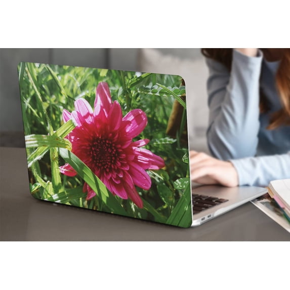 KSK KAISHEK Hard Case Shell Cover Compatible with 2016 - 2019 Release MacBook Pro 15" Touch Bar Model: A1707 A1990 Flower 0452