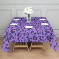 thumbnail image 5 of Leopard Print Square Tablecloth 60x60in(152x152cm) – Waterproof Polyester Printed Table Cover, Wrinkle Resistant & Washable for Kitchen Dining Picnic Party Decor, 5 of 6