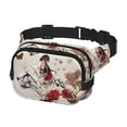 thumbnail image 2 of Bingfone Fanny Packs for Women Fashion Waist Packs Bag with Adjustable Strap Waterproof Everywhere Crossbody Belt Bag for Workout Running Travelling( Floral Leopard Butterflies ), 2 of 9