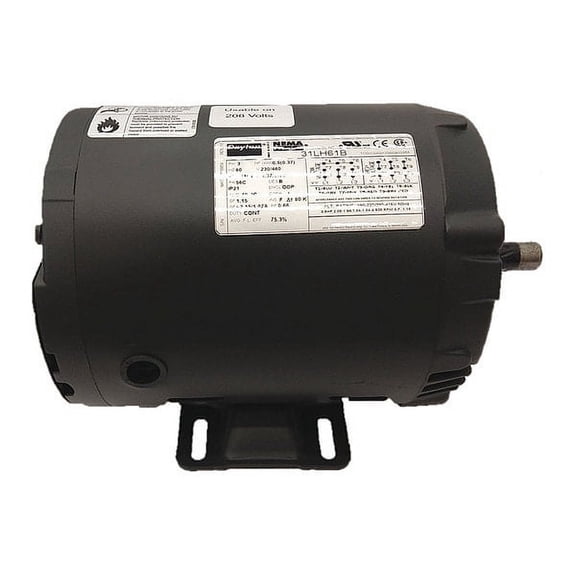 Dayton GP Motor,1/2 HP,1,155 RPM,230/460V,56C 31LH61