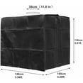 thumbnail image 2 of Funda para contenedor IBC de alta calidad, parasol para exteriores que bloquea los rayos dañinos para la protección del agua de barriles de lluvia de 1000 l, funda protectora impermeable negra,, 2 of 5