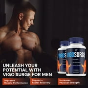 Vigo Surge for Men Capsules - VigoSurge Vitamin Complex Pills, 3 Pack, 180 Capsules