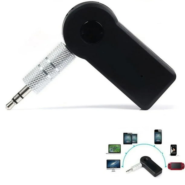 Receptor auxiliar Bluetooth, receptor Bluetooth, conector de 3,5 mm, adaptador de audio Bluetooth, receptor de música para automóvil, mayor durabilidad