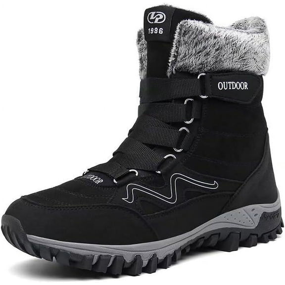 Men Women Fashion High Top Winter Boots for Snow Street Walking